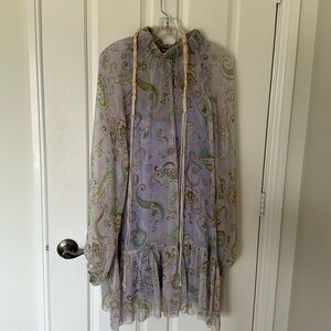 Alemais Silk lavander dress